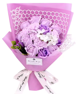Harga yang bagus Bunga Sabun Karang Hortensia Buket Sabun Mawar Buket Kado Kotak on line
