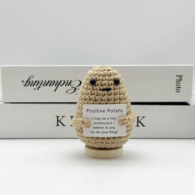 Harga yang bagus DIY Crochet Cartoon Stuffed Knitted Doll Craft Handmade Needle Wool Kit Toy Doll for Kids on line