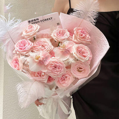 Harga yang bagus Luxury handmade sabun bunga karangan bunga campuran bunga mawar bunga matahari magnolia polyester model bunga buatan modern hadiah karangan bunga untuk ulang tahun pernikahan Valentine liburan dekorasi on line
