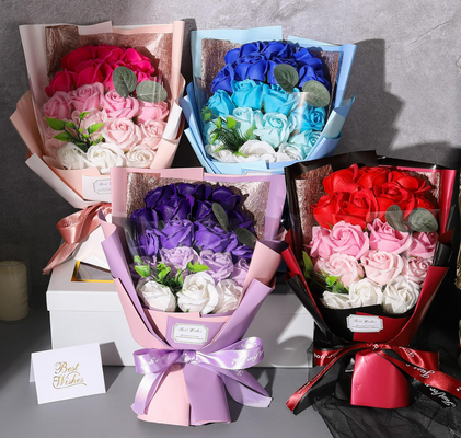 Harga yang bagus Kado Hari Kasih Sayang Buket Bunga Sabun Kotak Kado Bunga Unik Kualitas Terjamin on line