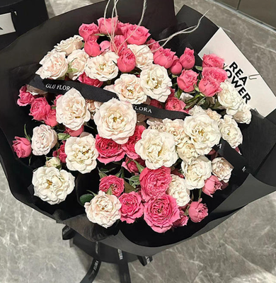 Harga yang bagus Hari Valentine & Hari Ibu Buket Dilestarikan Sophie Mawar & Lifelike Bunga Sabun Hadiah Elegan di Ember Huggable on line