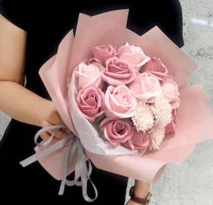 Harga yang bagus Hot Selling Artificial Rose Sabun Bunga Buket untuk Bunga Dekoratif Tanaman Kartu Hadiah untuk Hari Valentine Hari Ibu on line
