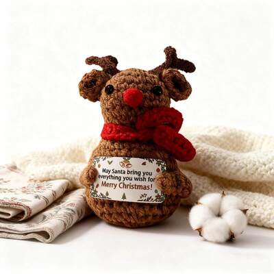 Harga yang bagus Natal Hot Selling Inspirasi Tekstil Crochet Dipakai Berbagai Crochet Pakai Boneka buatan tangan Boneka Kreatif on line