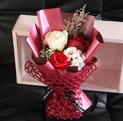 Harga yang bagus Hot Sale Bunga Sabun Buket Kotak Hadiah Bunga buatan Bunga kering untuk Ulang Tahun Hari Valentine Natal untuk Hari Ibu on line