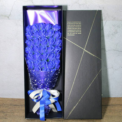 Harga yang bagus 33 Premium Embrassed Rose Sabun Bunga Buket Kotak Hadiah Kreatif Hadiah untuk Hari Valentine Ulang Tahun Natal & More on line