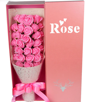 Harga yang bagus Valentine's Day Gift Factory Outlet 33 Multicolor Rose Soap Bunga Buket untuk Hadiah Bunga buatan Dekorasi Rumah on line