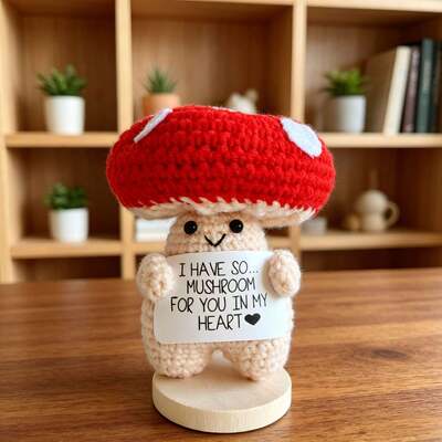 Harga yang bagus Kerajinan Tangan Kontemporer Kerajinan Tangan Gelang Goreng Boneka Jamur Dipakai Dukungan Emosi Hadiah Barang Keren Kerajinan Lainnya on line
