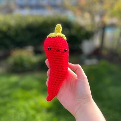 Harga yang bagus Anak-anak mainan crochet buatan tangan makanan kustom sayuran crochet pabrik harga boneka crochet on line