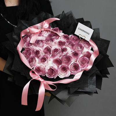 Harga yang bagus Bunga buatan tangan Hadiah Hari Valentine Harga Grosir Beraroma Berkualitas Tinggi Bunga Bunga Sabun Disesuaikan Buket on line