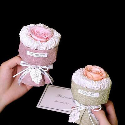 Harga yang bagus Grosir Buket Bunga Sabun Tulip Beraroma Diawetkan Benang Dibungkus DIY Ukuran Dapat Disesuaikan Hadiah Meriah untuk Dekorasi Valentine Thanksgiving on line