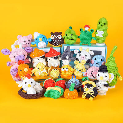 Harga yang bagus Kit Crochet Kerajinan DIY Hadiah Paskah untuk Anak-anak Anak-anak Kit De Crochet Kit Crochet untuk pemula on line