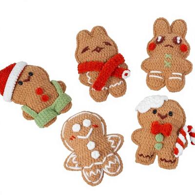 Harga yang bagus Boneka Pria Gingerbread Tangan Untuk Dekorasi Liburan Bergaya on line