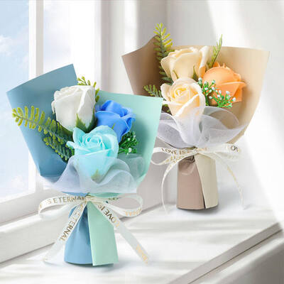 Harga yang bagus Buket Bunga Sabun Mawar Anyelir Mini Harga Grosir Bertingkat Hadiah Bunga Buatan Multiwarna untuk Hadiah Festival Musim Semi Ulang Tahun Valentine Hari Ibu on line