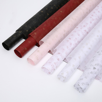 Lembar Kertas Pembungkus Bunga Non Woven 60cmx60cm Ramah Lingkungan Untuk Buket