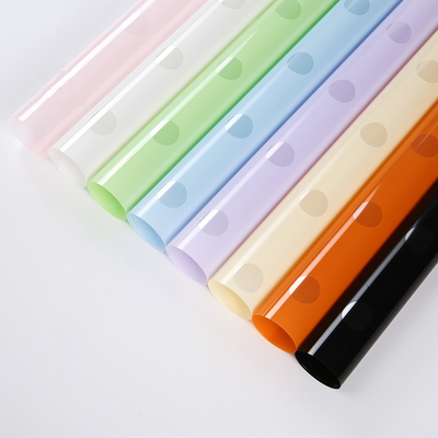 Harga yang bagus Kertas Pembungkus Bunga OPP Transparan Berongga Film Plastik Tebal 0,035mm on line