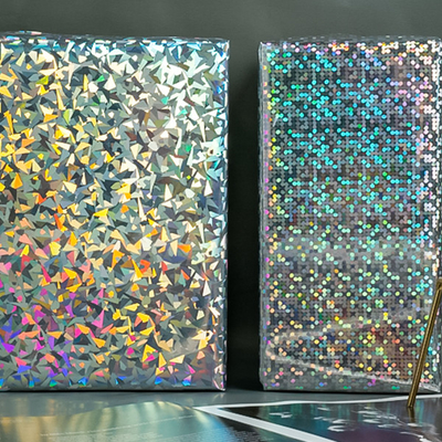 Harga yang bagus Desain Hologram Gulungan Kertas Bungkus Kado Tahan Air Tanpa Perekat on line